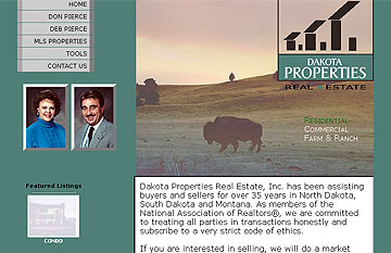 Dakota Properties Real Estate Web Site Dakota Properties Real Estate Web Site